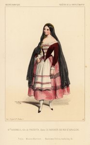 Slečna Andrea a Paghita v představení Barbier du Roi d