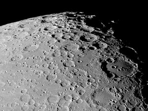 Krátery Moretus a Clavius od Unbekannt