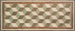 Mosaiikki kuutiometrillä, 1. vuosisadalla eKr., roomalaisen huvilan tablinumista, Rooman kansallismuseo (museo nazionale romano), Rooma, Italia od Unbekannter Künstler