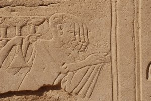 Multiple Heads, Karnak, Luxor, Egypt (foto) od Unbekannt