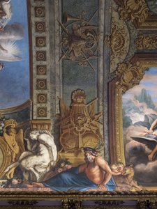 Mytologické postavy. Malovaný dekor od Francoise Perriera (1594-1649) od Unbekannt