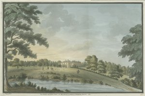 Needwood - Brickley Lodge: malba vodovými barvami, 1786 od Unbekannt