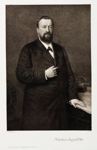 Nikolaus August Otto, německý inženýr, c 1870s od Unbekannt
