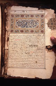 Staré koranické rukopisy, Chinguetti, Mauritanie od Unbekannt