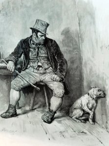Oliver Twist, Charles Dickens - ilustrace od Unbekannter Künstler