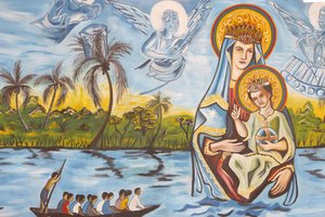 Freska Panny Marie z Toga, Togoville, Togo od Unbekannt