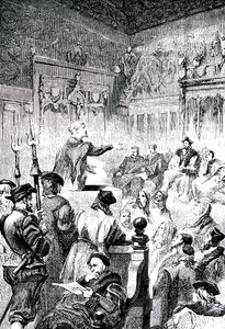 Paracelsus obhajuje svůj případ. od Unbekannt