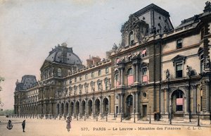 Paříž, Francie: Le Louvre, Ministere des Finances od Unbekannter Künstler