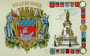 Pohlednice Paříže od Unbekannter Künstler