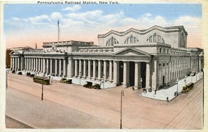 Nádraží Pennsylvania Railroad, New York od Unbekannter Künstler