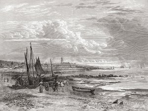 Penzance, Cornwall, Anglie na konci 19. století, z Our Own Country publikováno 1898 od Unbekannt