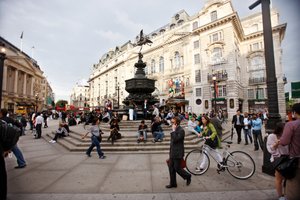 Piccadilly Circus, Londýn (foto) od Unbekannt