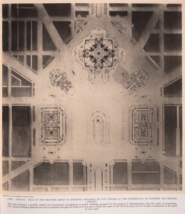 Deska CXXX z Plan of Chicago od Unbekannt