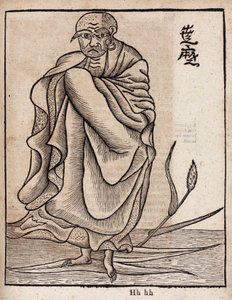 Portrét Day Bodhidharma (v od Unbekannt