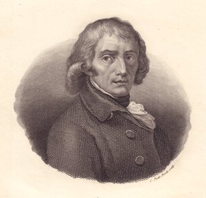 Portrét italského básníka Giuseppe Pariniho (1729-1799), mědirytina od Piottiho z kresby Andrea Appiani od William M. Timlin