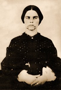 Portrét Olive Oatmana, kolem roku 1857 (foto) od Unbekannt