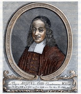 Portrét Philippa Jacoba Spenera (Philippe Jacques Spener) (1635-1705) luteránský teolog, zakladatel pietismu Rytina z knihy "Germania" od Johannese Scherra 1880 Soukromá sbírka od Unbekannter Künstler