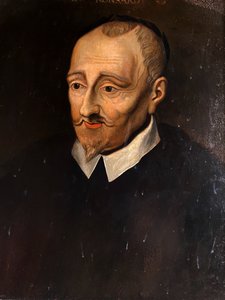 Portrét Ronsarda. Saint-Cosme Priory, Touraine (malba) od Unbekannter Künstler