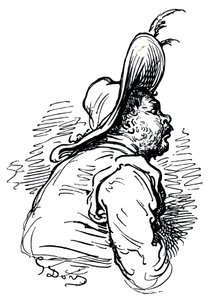 Portrét Sancho Panzy od Unbekannter Künstler