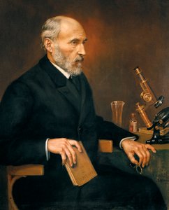 Portrét Santiaga Ramona y Cajala (1852-1934), španělského lékaře, otce neurovědy. od Unbekannter Künstler