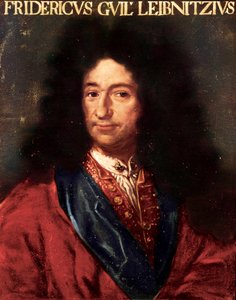Portrét německého filozofa Gottfrieda Wilhelma Leibnize