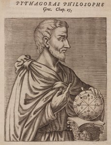 Pythagoras, řecký filozof a matematik, 6. století před naším letopočtem od Unbekannt