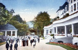 Radové lázně Kreuzbad, asi 1910 (pohlednice) od Unbekannter Künstler
