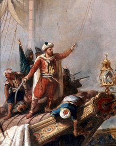Zastoupení Hayreddina Barbarossy. Detail. (Malování) od Unbekannter Künstler
