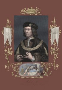 Richard III král Anglie (tisk) od Unbekannter Künstler
