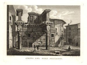 Ruiny Forum Palladium, Avanzi del Foro Palladio, Řím od Unbekannt