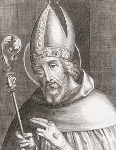 Svatý Augustin z Hrocha (rytina)