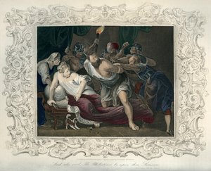 Samson zajatý Filištíny - Bible od Unbekannter Künstler