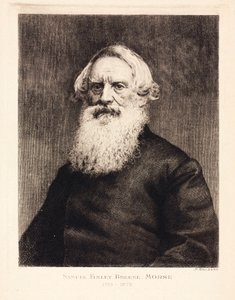 Samuel FB Morse, americký umělec a vynálezce Morseovy abecedy, c 1870 od Unbekannt