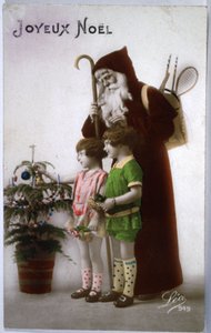 Svatý Klaus, asi 1930 (pohlednice) od Unbekannter Künstler