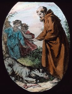 Scéna ze života svatého Františka z Assisi od Unbekannter Künstler
