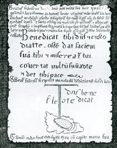 Scéna ze života svatého Františka z Assisi od Unbekannter Künstler