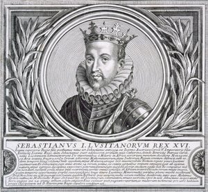 Sebastian Portugalský (litho) od Unbekannt