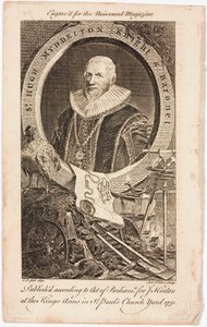 Sir Hugh Myddelton, velšský zlatník a inženýr, c 1620s od Unbekannt