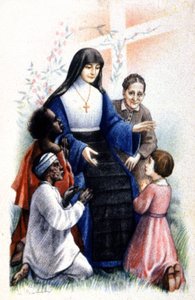 Sestra Anne Marie Javouhey, asi 1930 (ilustrace) od Unbekannter Künstler