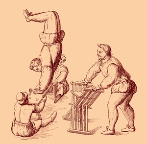 Somersaults od Unbekannter Künstler
