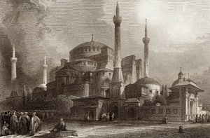 Svatá Sofie / Hagia Sophia Konstantinopol od Unbekannter Künstler
