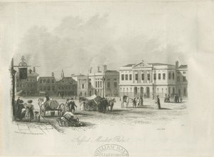 Stafford - Market Place: rytina, nd [c 1841] od Unbekannt