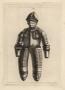 Oblek jezdeckého brnění z doby krále Jindřicha VIII. nebo Alžběty I. z Tower of London od Unbekannt