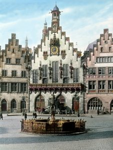 Frankfurtská radnice se jmenuje Römer od Unbekannter Künstler