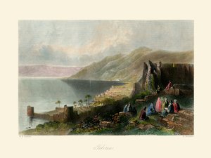 Svatá země - Tiberias - Bible od Unbekannter Künstler