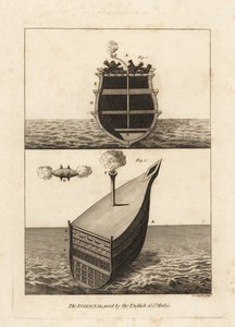 Infernal používaný anglickým námořnictvem v St. Malo