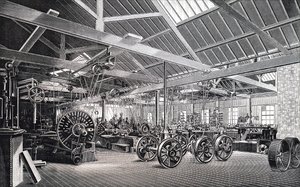 The Machine House of Atlas Engine Works. od Unbekannt