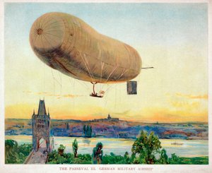 "The Parseval III: Německá vojenská vzducholoď" od Unbekannt