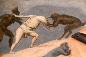 Kaple Scrovegni. Giottova freska od Unbekannter Künstler