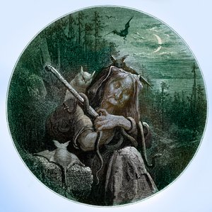 Bouře - Shakespeare by Doré od Unbekannter Künstler